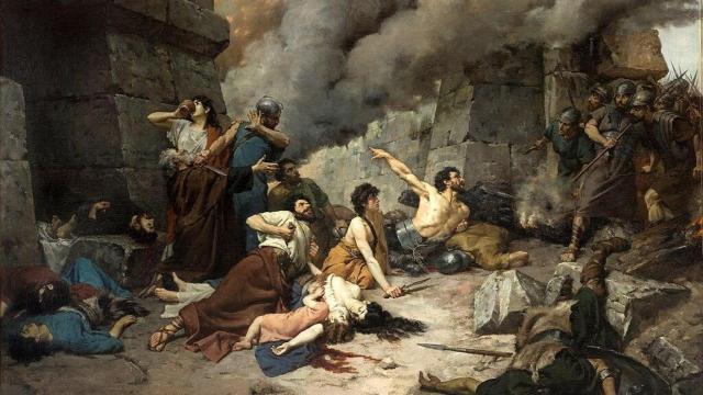 'El último día de Numancia' (1881), de Alejo Vera.