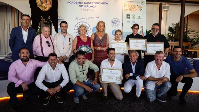 Imagen de los galardonados en el concurso de mejor fritura en la provincia de Málaga.