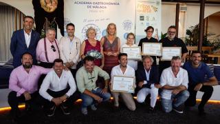 Imagen de los galardonados en el concurso de mejor fritura en la provincia de Málaga.