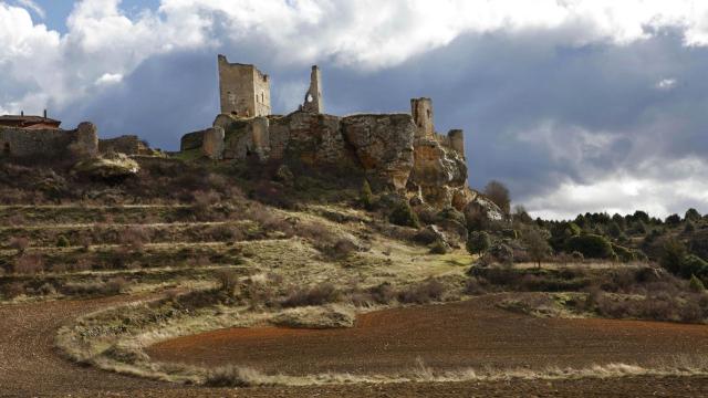 Imagen del castillo de Calatañazor, en Soria