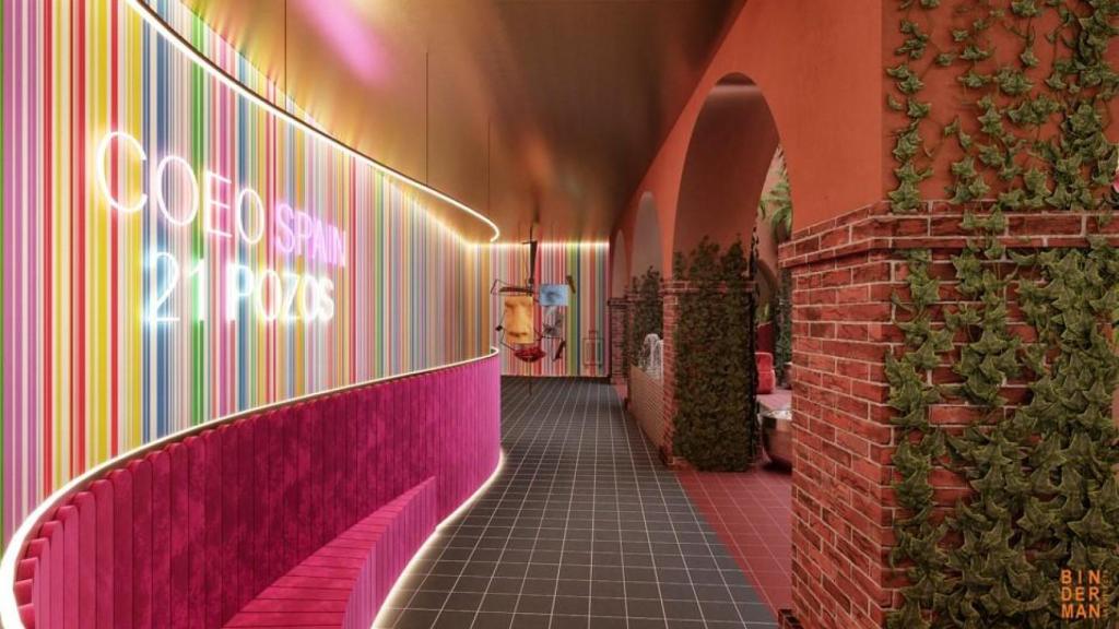 Infografía de la entrada del edificio.