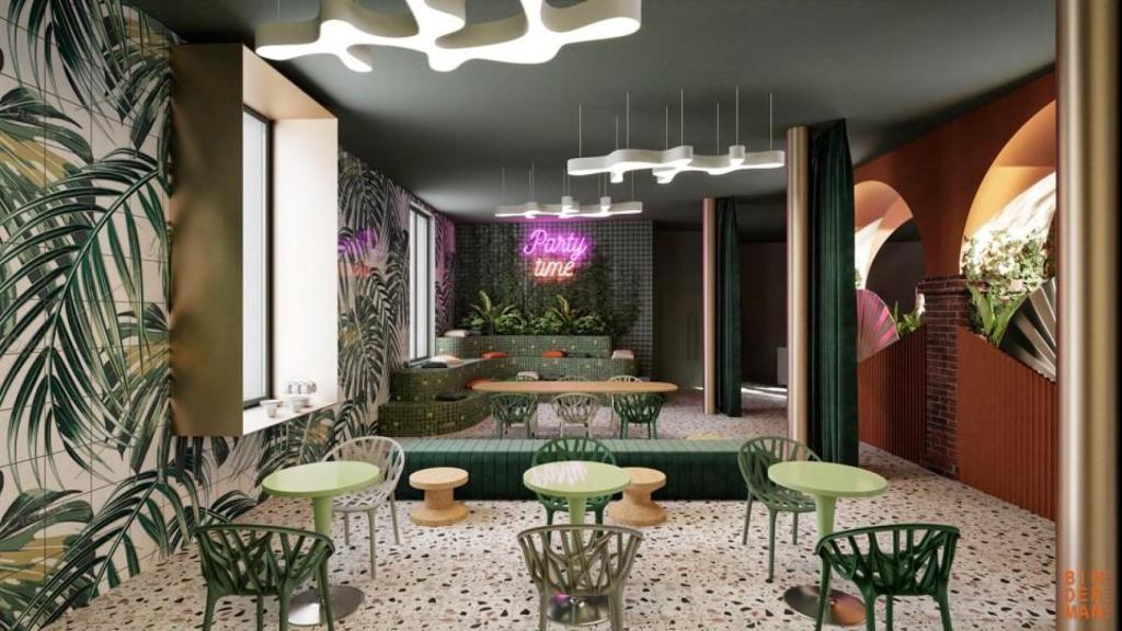 Estancia del futuro albergue.