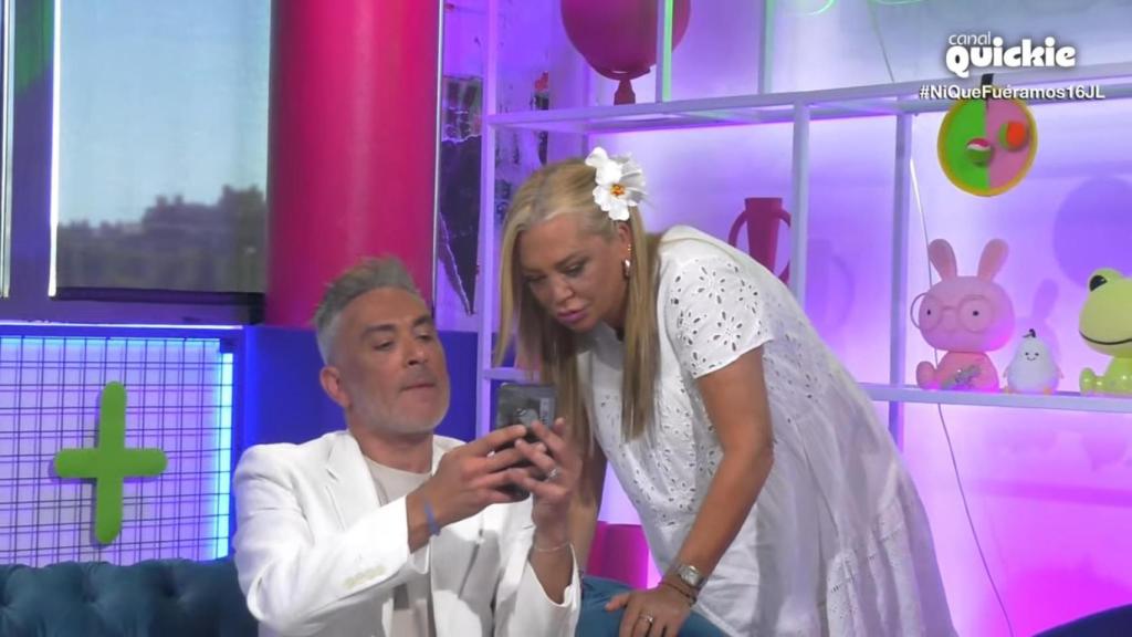 Kiko Hernández y Belén Esteban en 'Ni que fuéramos Shhh'.