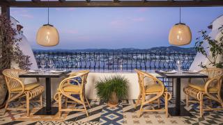 Las vistas desde Corsario, el restaurante de La Torre del Canónigo.