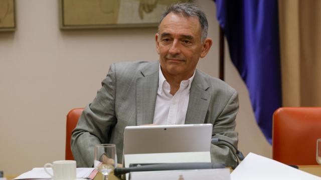 El diputado de Sumar Enrique Santiago, este martes.