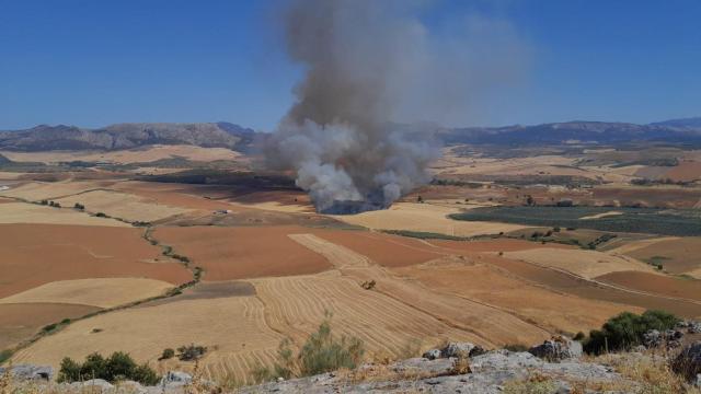 El incendio de Cañete la Real.