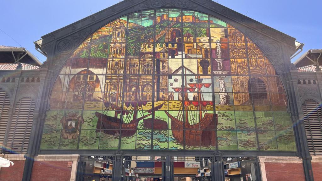 Vidriera del Mercado de Atarazanas