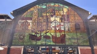 Vidriera del Mercado de Atarazanas