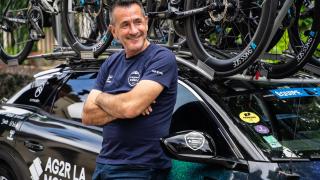 Luis Lamas, mecánico del equipo Decathlon AG2R La Mondiale en el Tour de Francia.