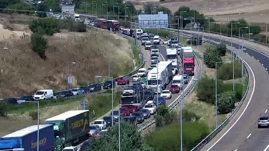 Imagen de archivo de retenciones en la A-62