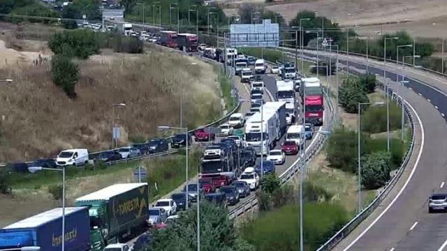 Imagen de archivo de retenciones en la A-62