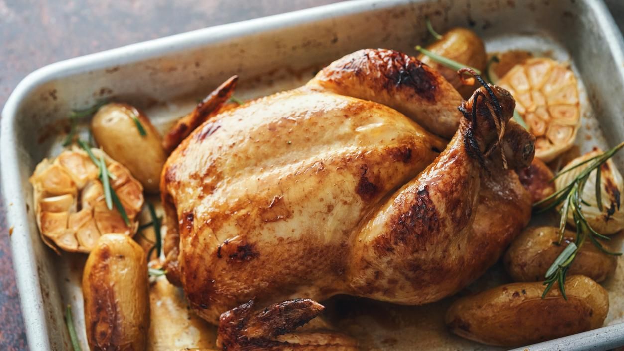 Pollo asado.