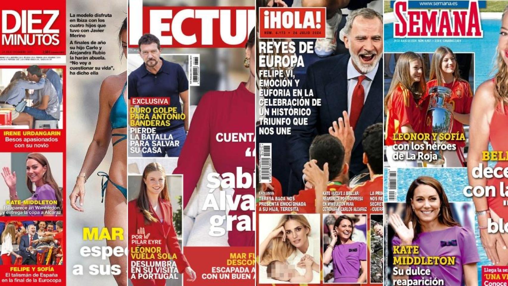 Portadas de revistas.
