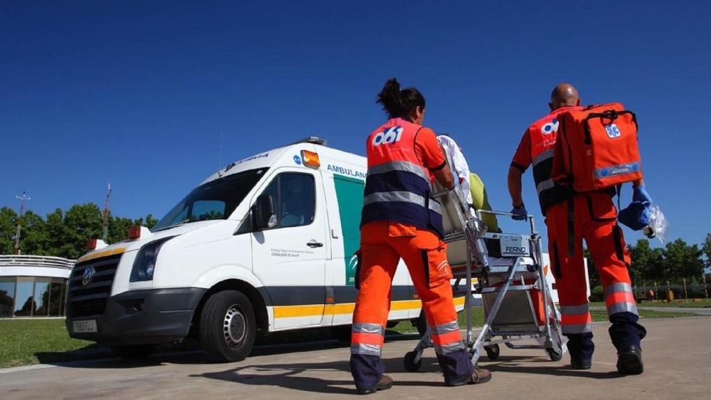 Profesionales sanitarios del 061.