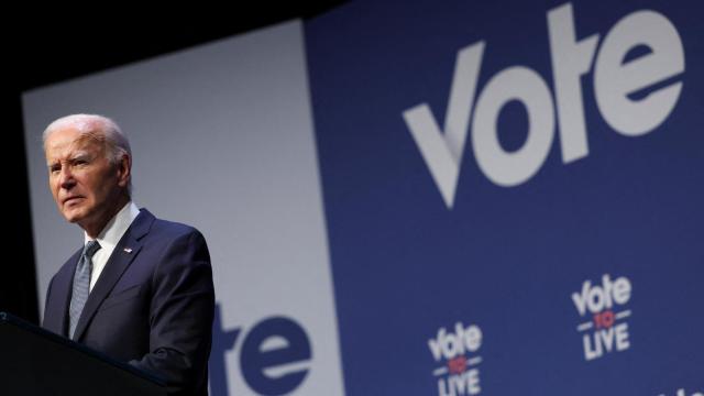 Joe Biden este miércoles en una convención sobre economía en Henderson, Nevada.