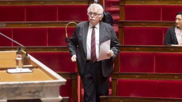El diputado del Partido Comunista francés, André Chassaigne.