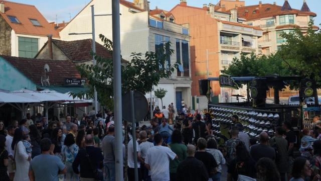 Vecinos de Soutomaior en unas fiestas