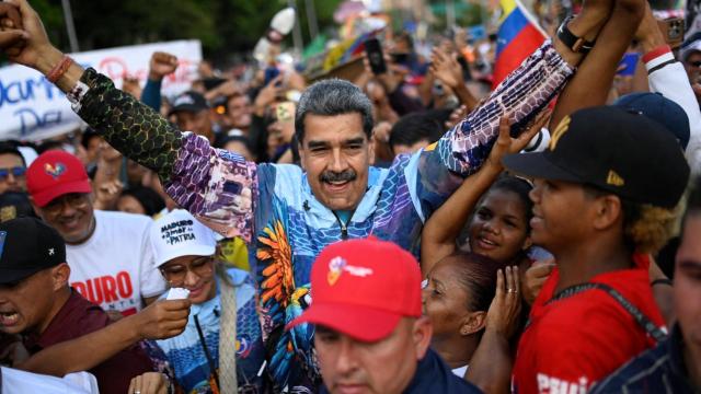 Nicolás Maduro, en la apertura de la campaña electoral en Caracas.