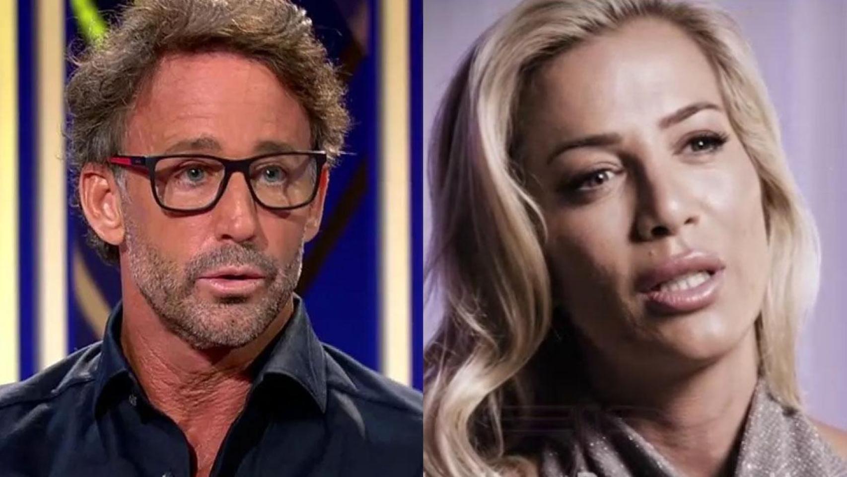 Álvaro Escassi, en una imagen de ‘¡De Viernes!’, junto a una imagen de Martina Benvenutto.