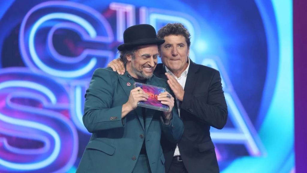David Bustamante, ganador de una de las galas de 'TCMS11' como Joaquín Sabina.