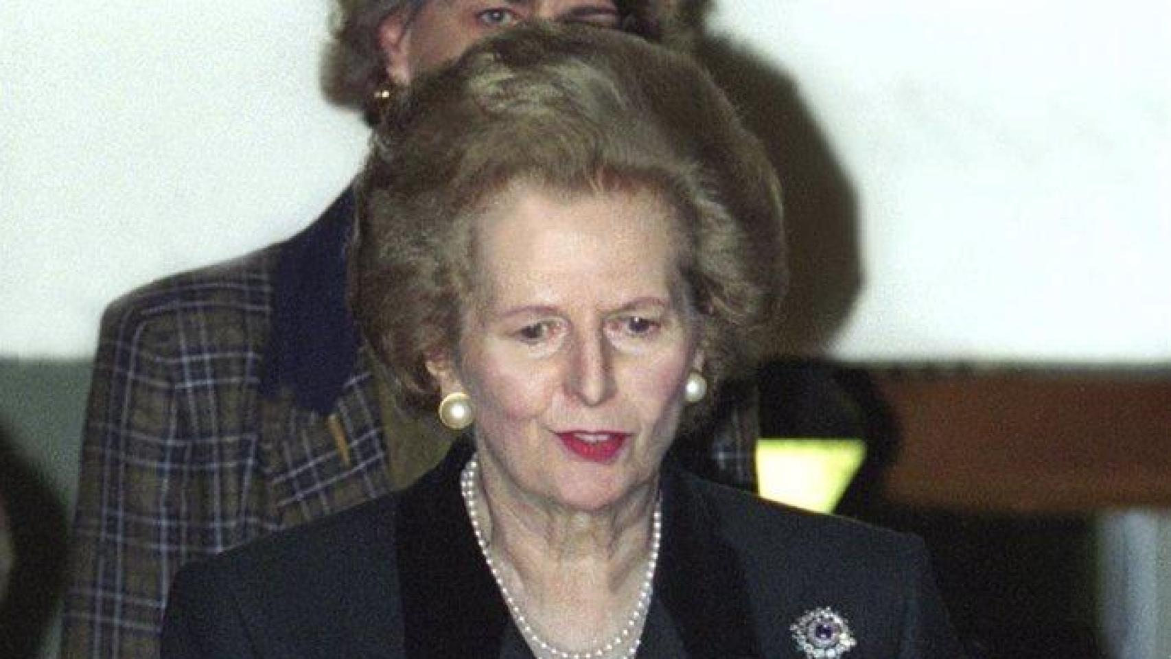 Margaret Thatcher, primera ministra del Reino Unido, en una imagen de archivo.