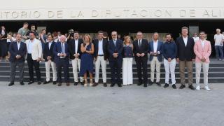 La presentación de los empresarios este viernes.