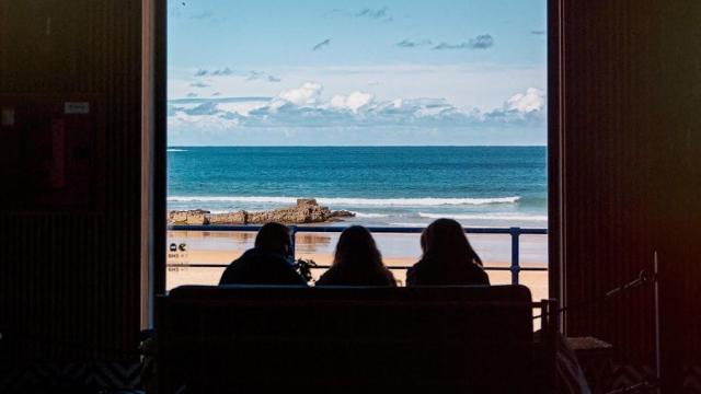 Las vistas desde el bar.