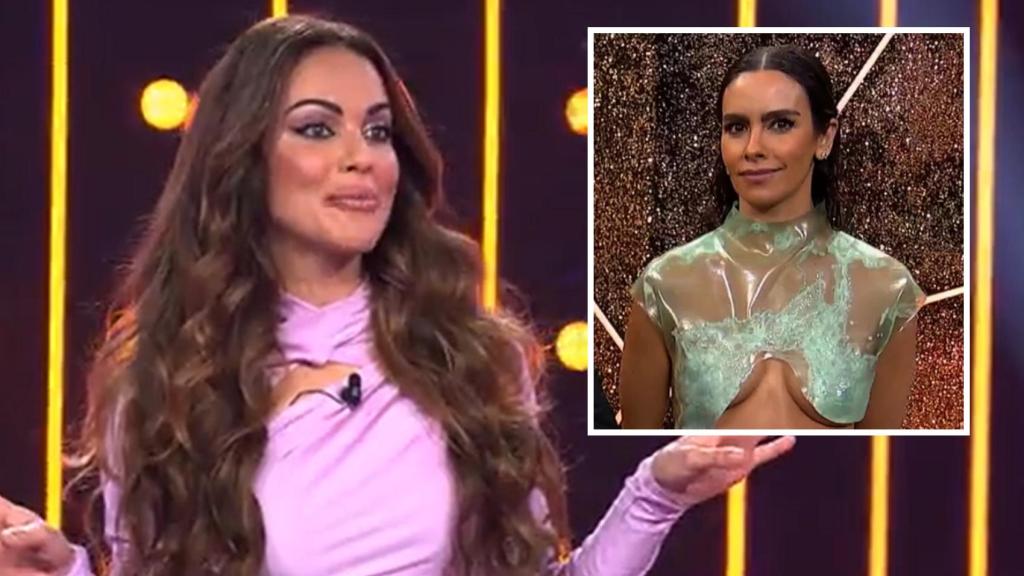 Lara Álvarez y Cristina Pedroche en un fotomontaje de BLUPER.