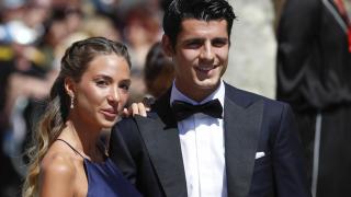 Álvaro Morata y Alice Campello en una imagen de archivo.