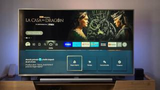 Menú de control domótico en un Fire TV