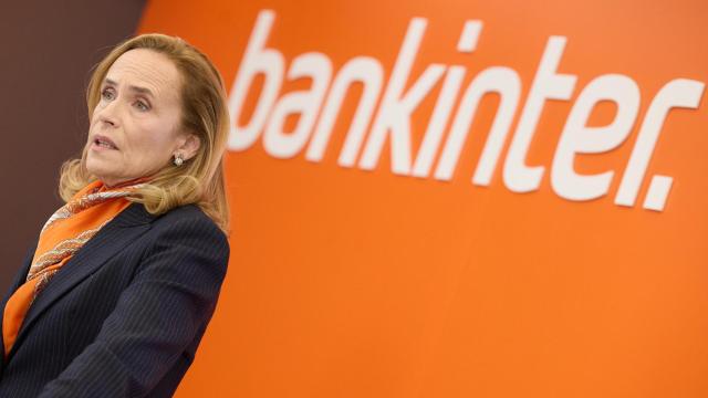 Gloria Ortiz, consejera delegada de Bankinter, durante la presentación de los resultados del primer trimestre de 2024, el pasado mes de abril.