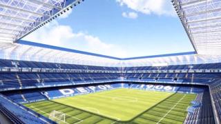 Proyección del futuro estadio