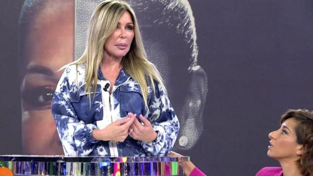Begoña Gutiérrez, en una participación en 'Sálvame'.