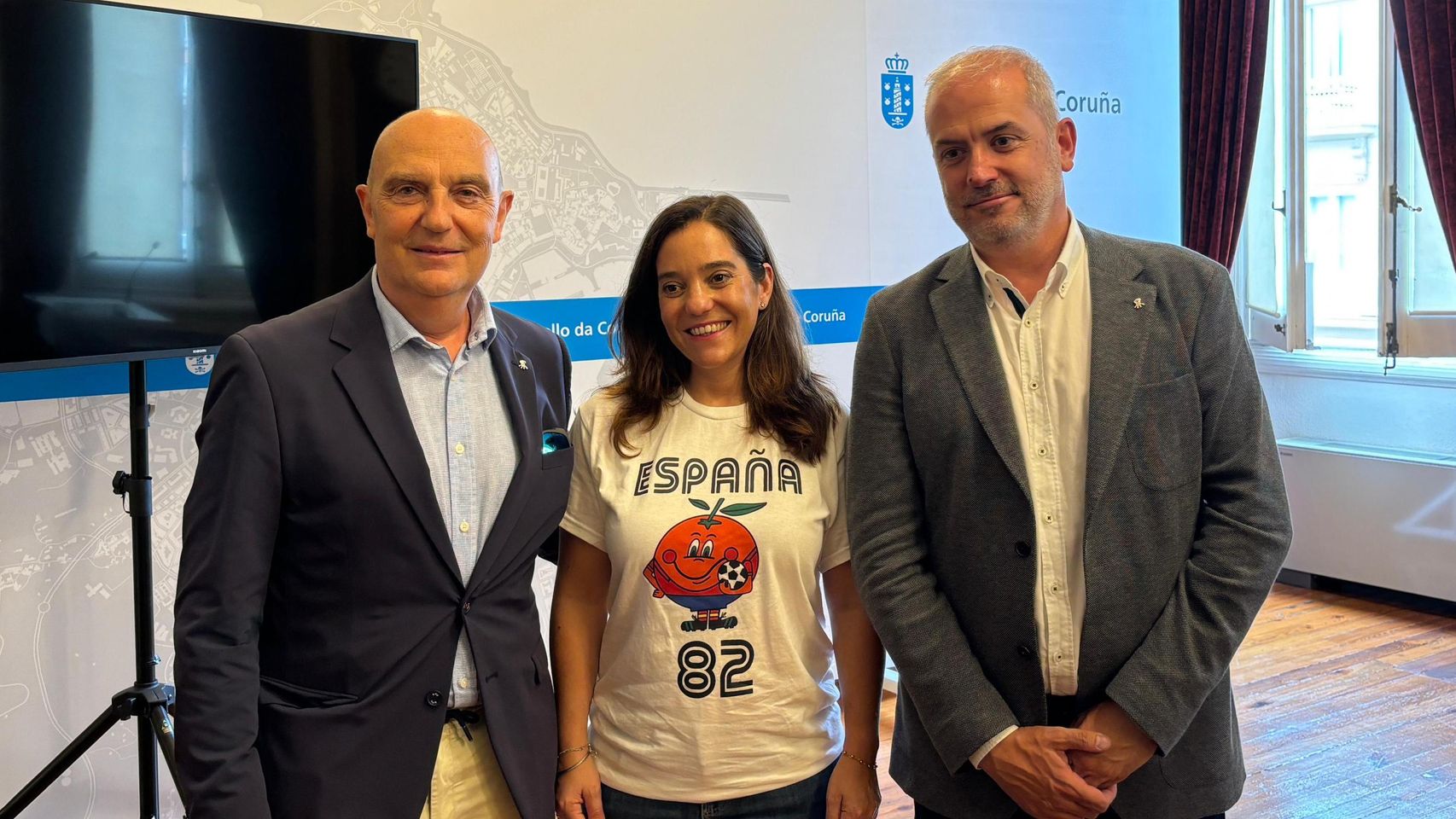Acto de presentación de A Coruña como sede del Mundial 2030