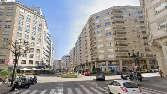 Imagen actual de la calle Rosalía de Castro.