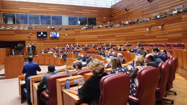 Imagen de un pleno de las Cortes