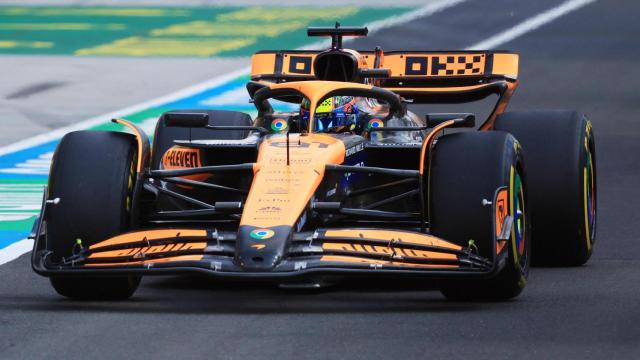 Piastri, durante la carrera del GP de Hungría.