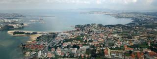 Vista aérea de Oleiros
