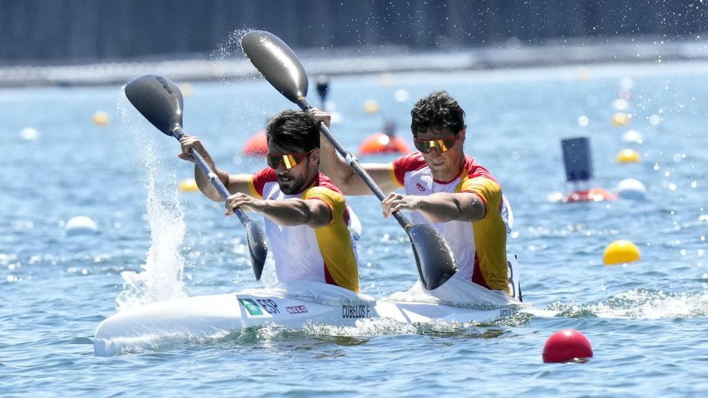Paco Cubelos compitiendo junto a Iñigo Peña.