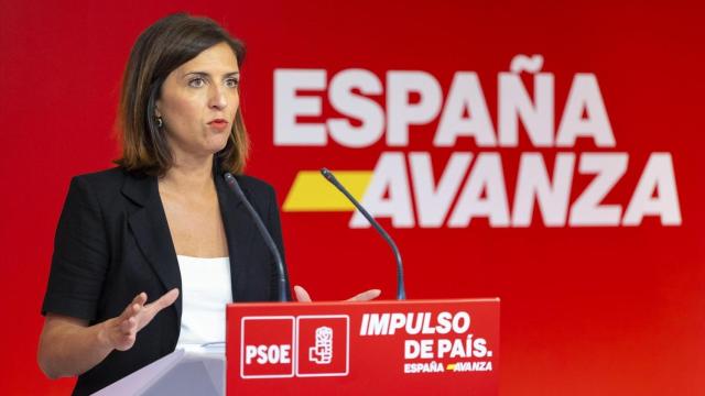 La portavoz del PSOE, Esther Peña.