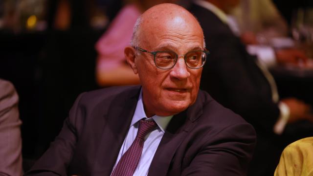 Josep Oliu, presidente de Sabadell, a finales de junio durante la entrega de los 37 Premis Pimes de la patronal Pimec, en el Palau Sant Jordi.