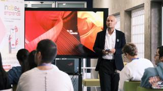 Imagen de uno de los talleres realizados por INCIBE emprende