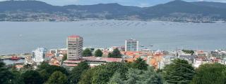 Vista de Vigo desde el monte de O Castro.