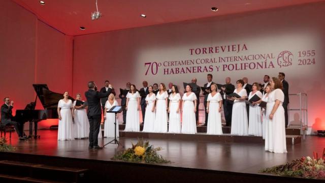La actuación del orfeón de Torrevieja en la anterior edición.