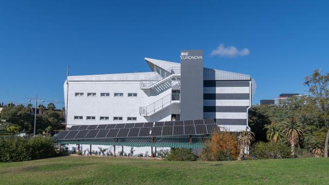 Vista del edificio del BIC Euronova en Málaga.