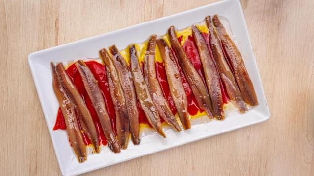Anchoas típicas de Santoña, en Cantabria.