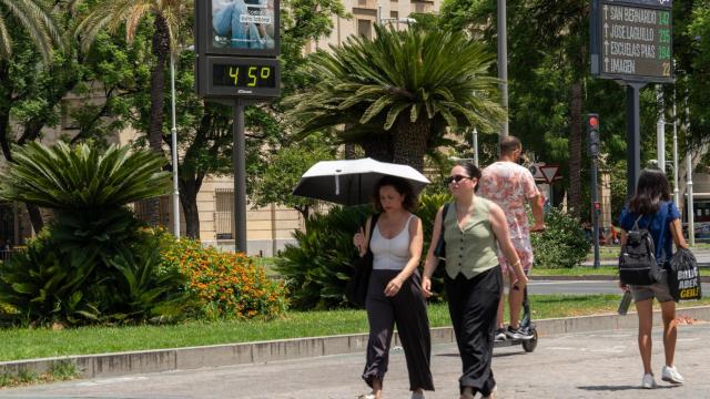 Ola de calor en Sevilla.