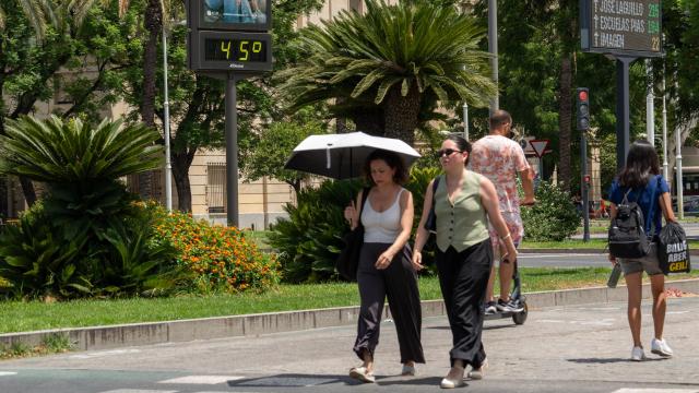 Ola de calor en Sevilla.