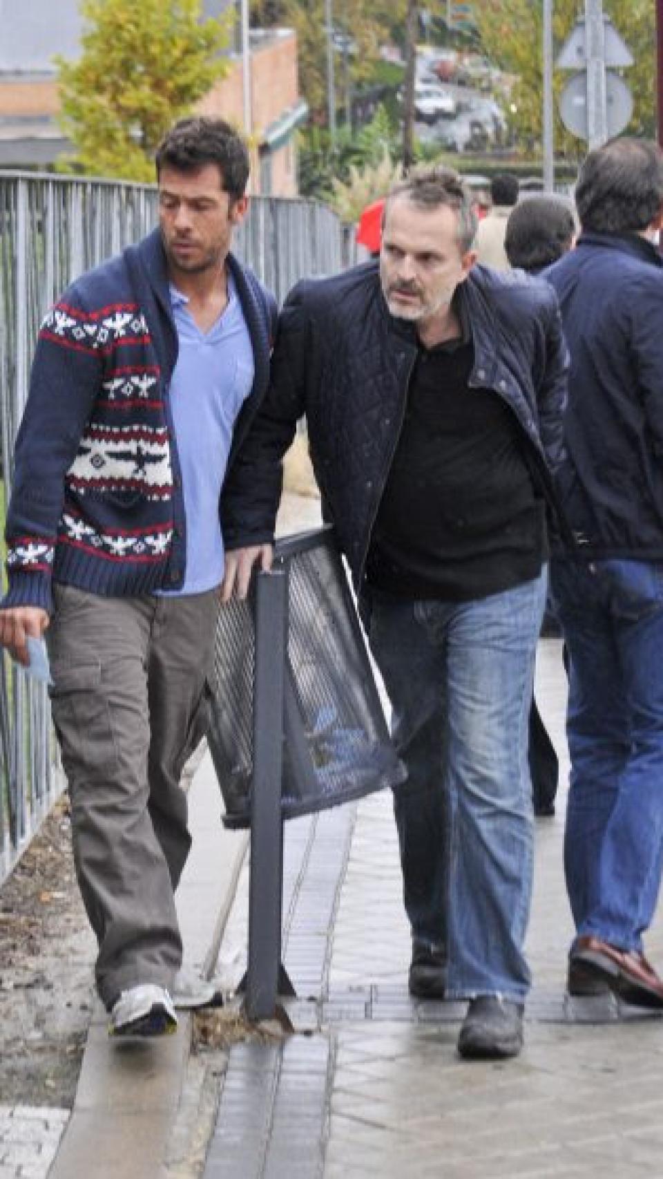 Nacho Palau y Miguel Bosé cuando eran pareja sentimental.