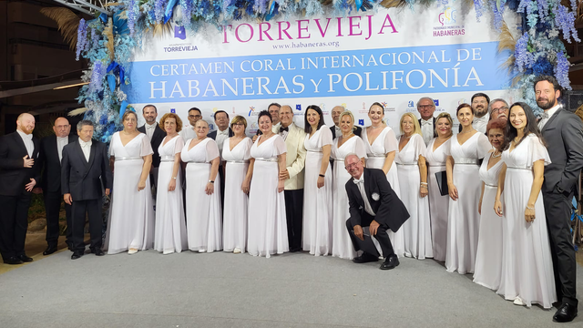El orfeón de Torrevieja, en la anterior edición del Certamen Internacional de Habaneras y Polifonía.